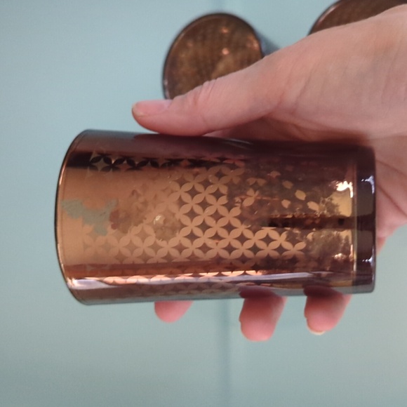 Radiant Mid-Century Modern Atomic Mercury Glass Starburst Pattern – Set of 4 - Picture 4 of 12